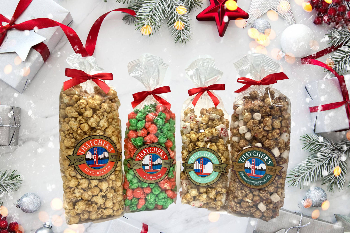 8 oz Holiday Gingerbread Gourmet popcorn