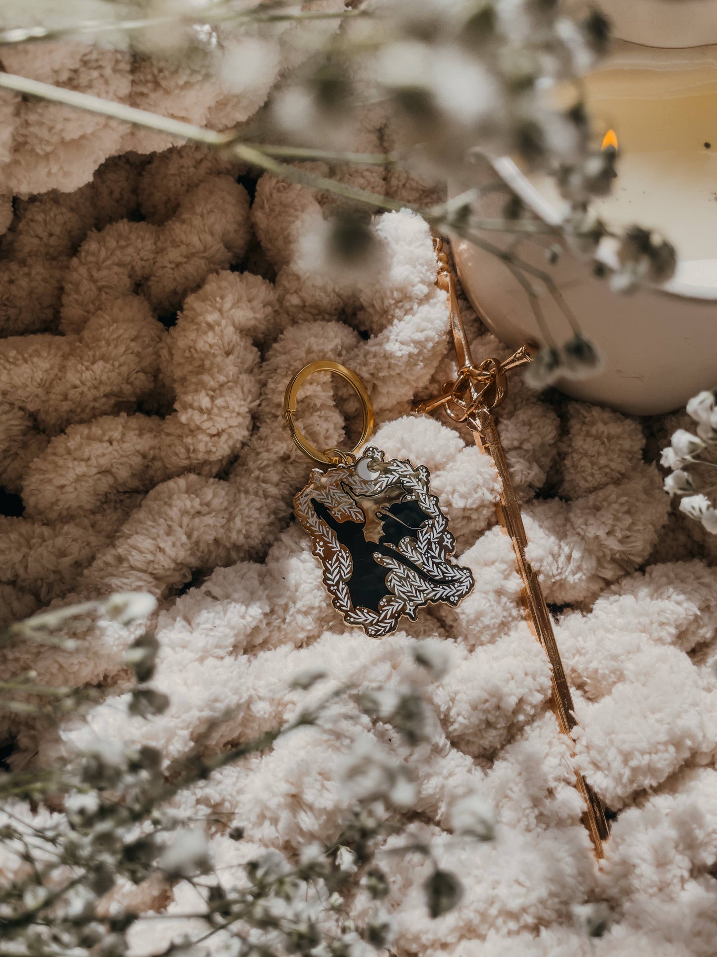 Fourth Wing | Tairn and Andarna Keychain