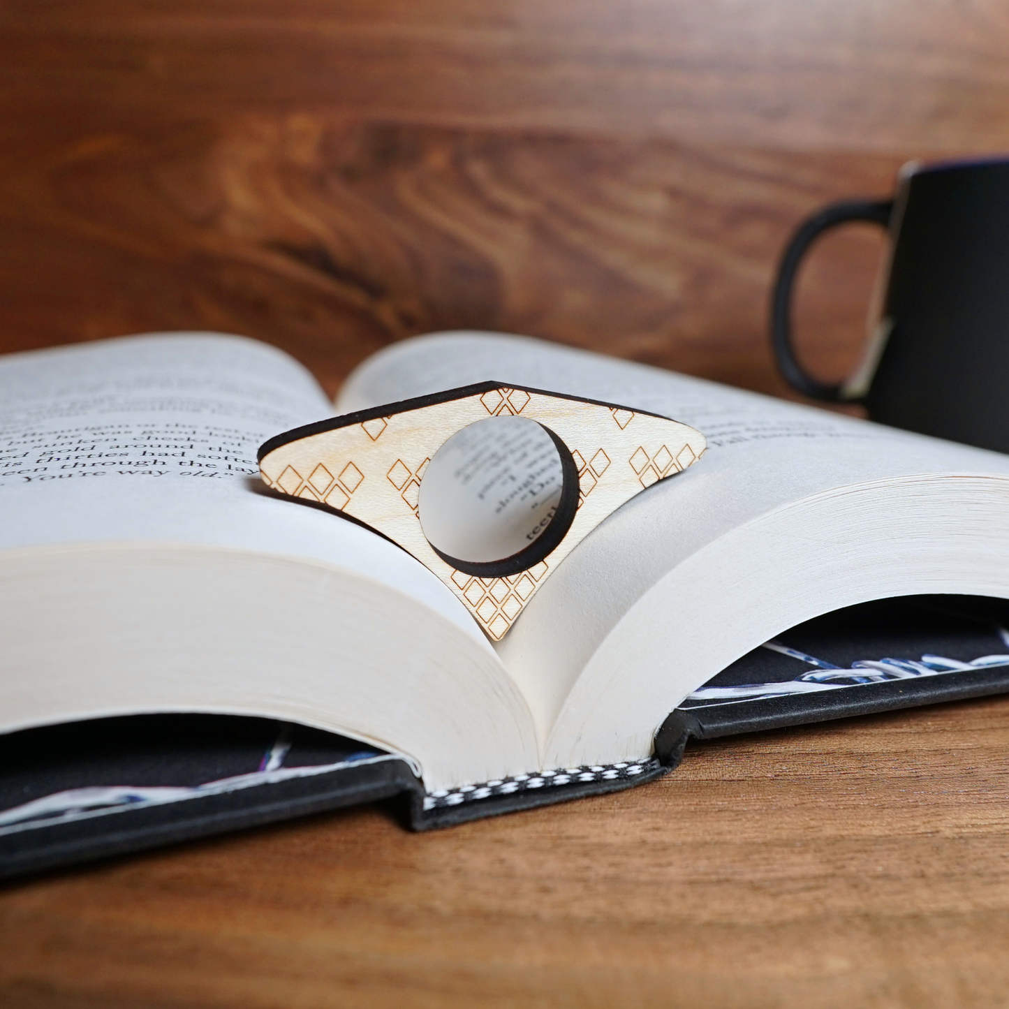 Wooden Book Thumb Page Holders