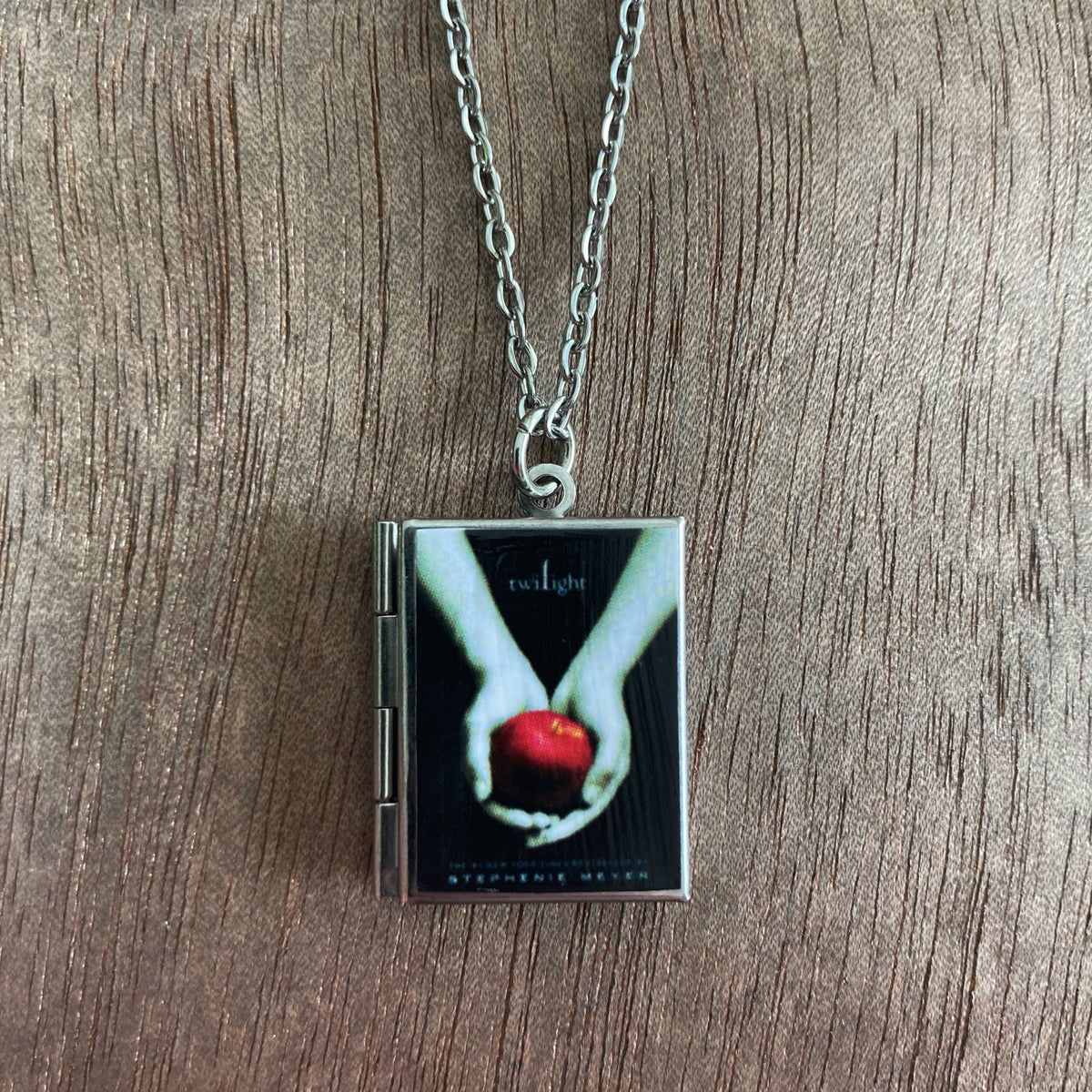Book Locket Necklace - Twilight