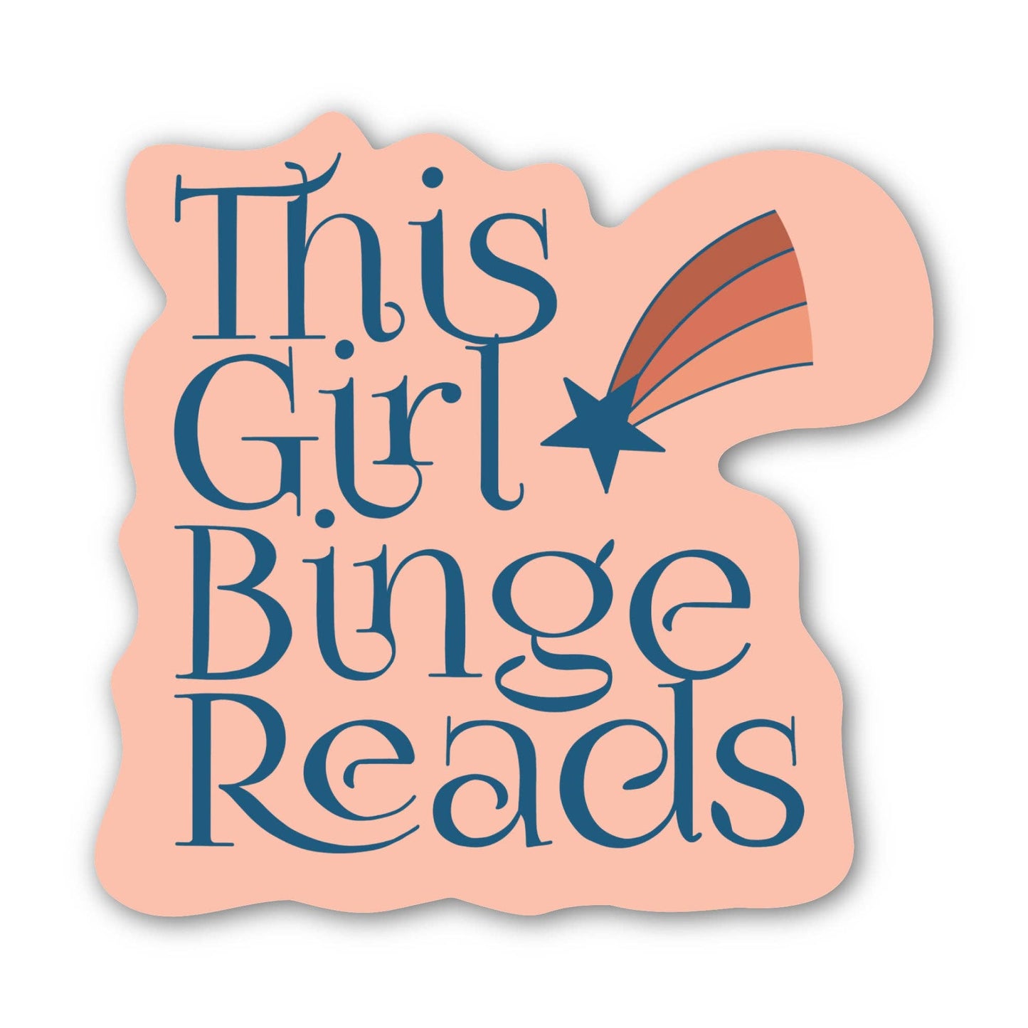 This Girl Binge Reads Sticker
