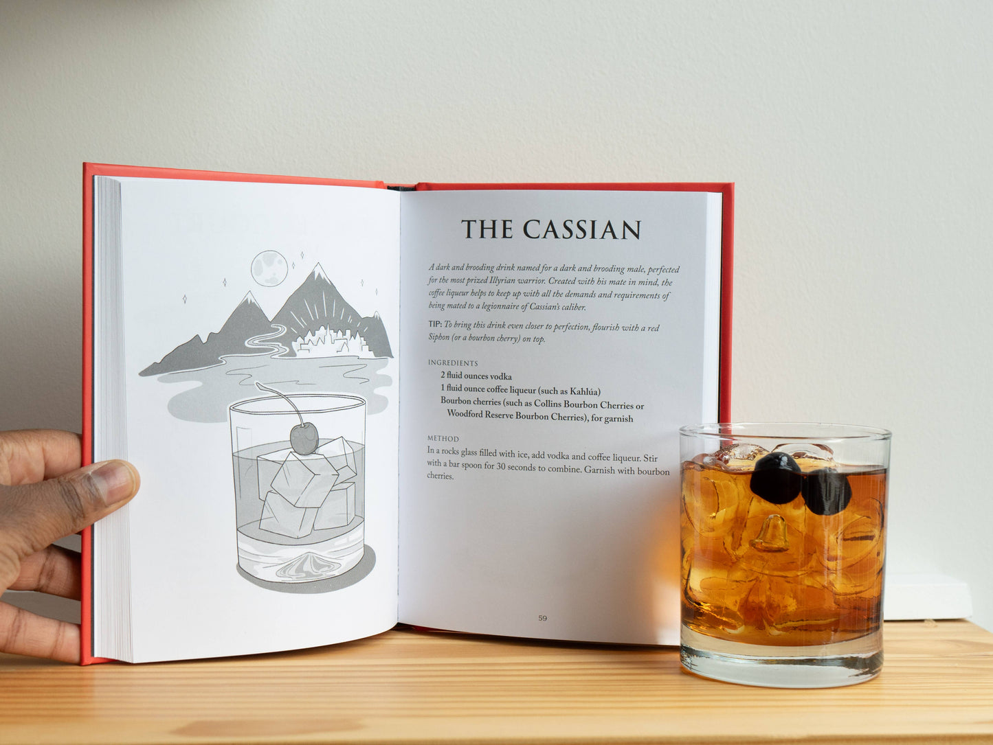 The Unofficial A Court of Thorns and Roses Cocktail Book by J. Becker