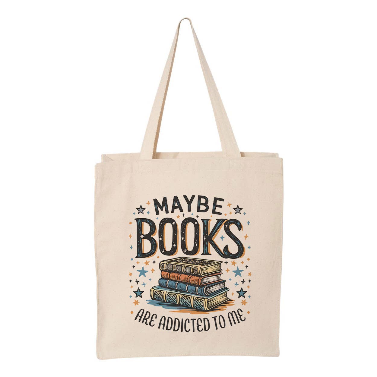 Maybe Books Are Addicted To Me Tote Bag