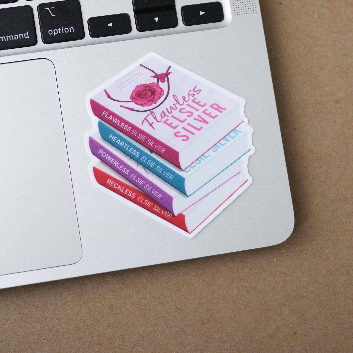 Chestnut Springs Book Stack Waterproof Sticker