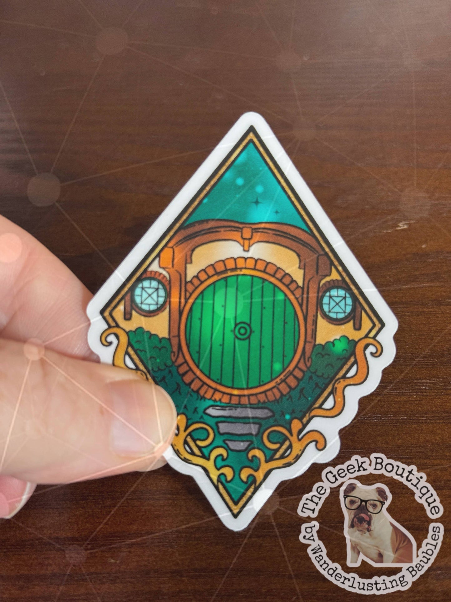 3” Lord of the Rings Hobbit Door Bookish LOTR Movie Sticker