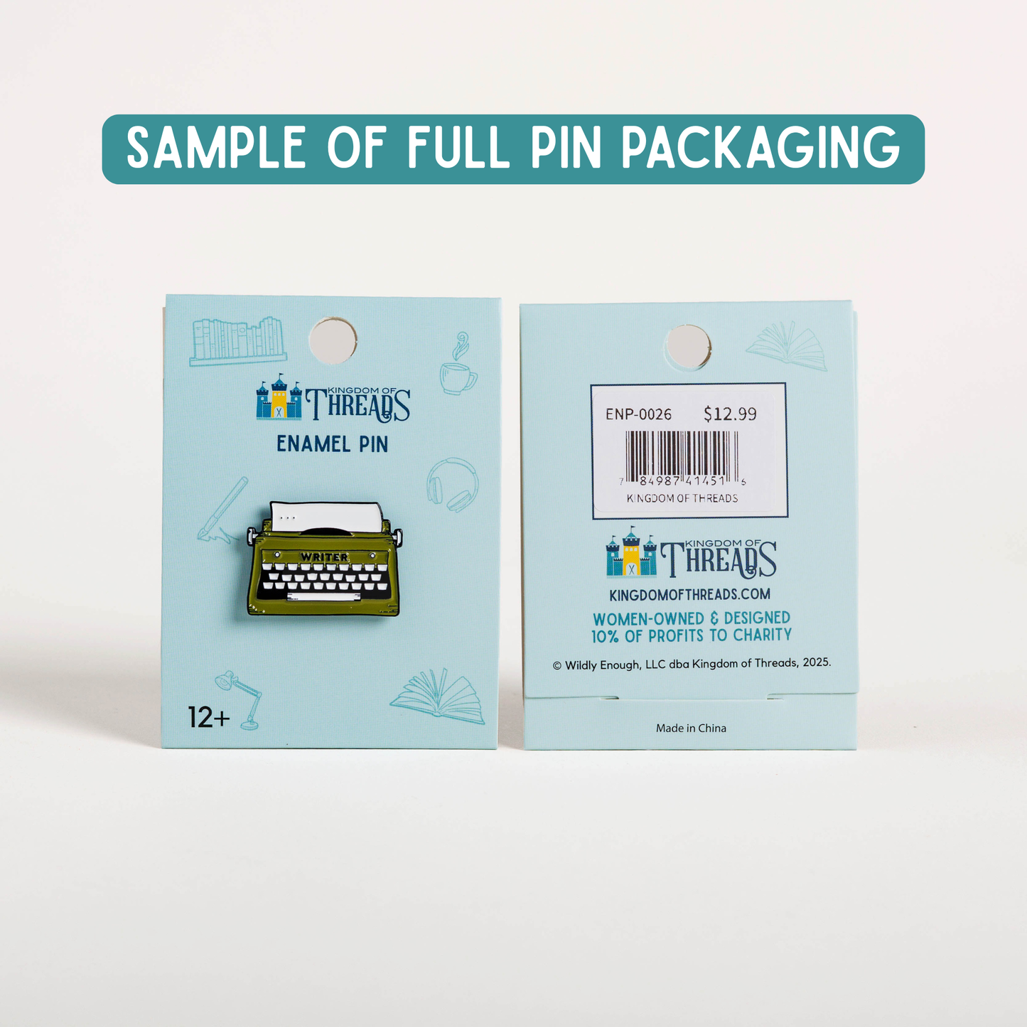 Fated & Fatal Enamel Pin