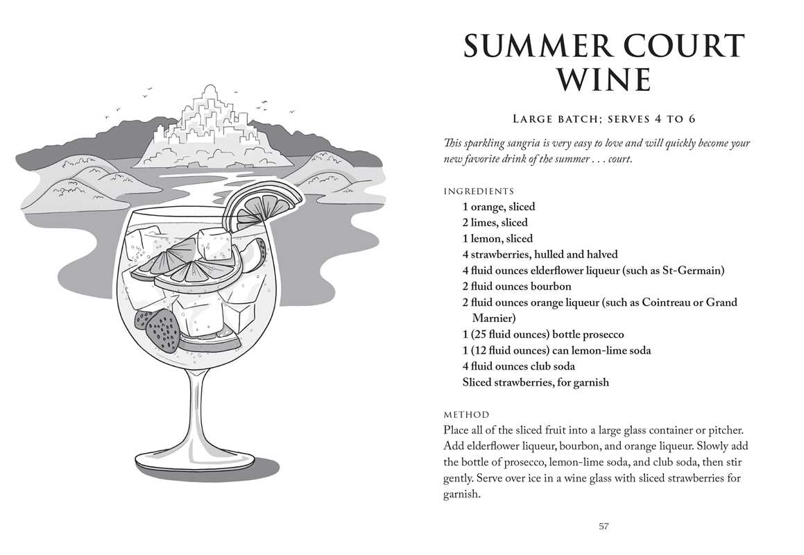 The Unofficial A Court of Thorns and Roses Cocktail Book by J.  Becker