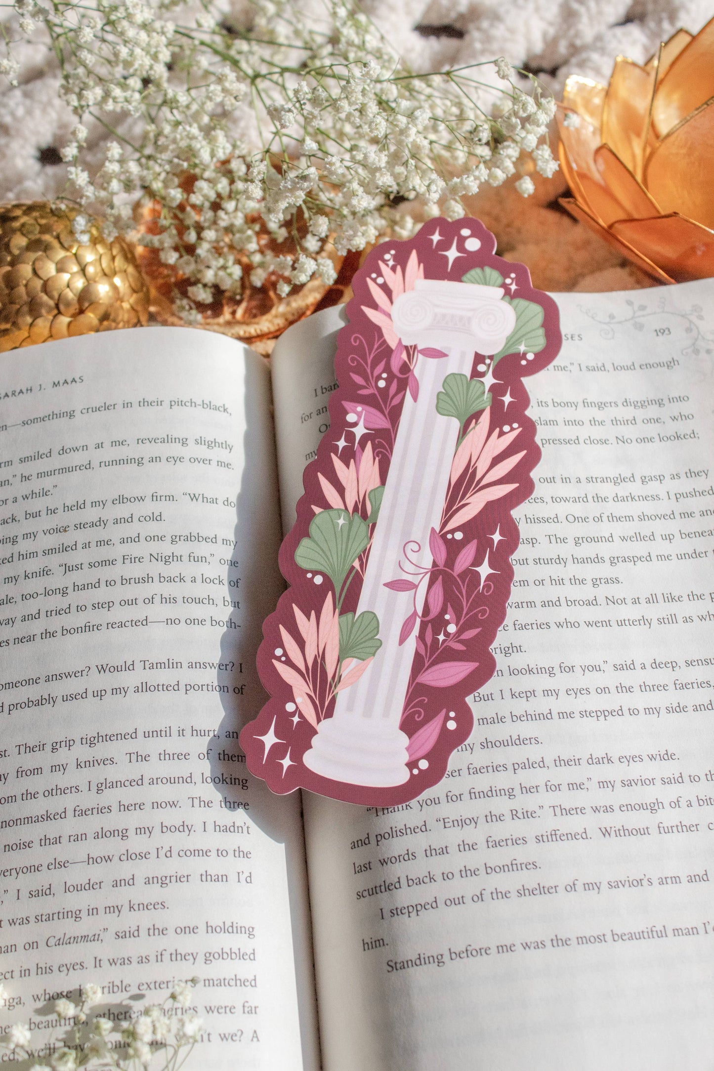 Greek Mythology Pillar Bookmark  | Soft Touch