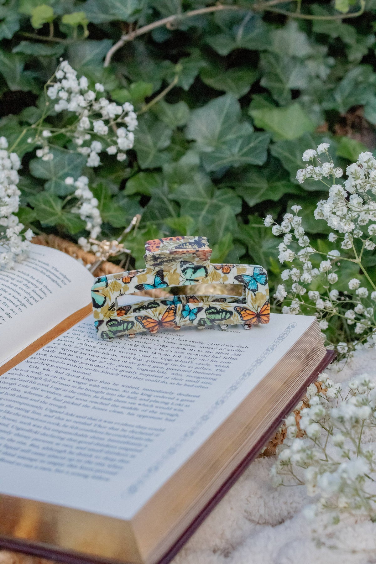 Hair Claw Clip - Butterfly Fields