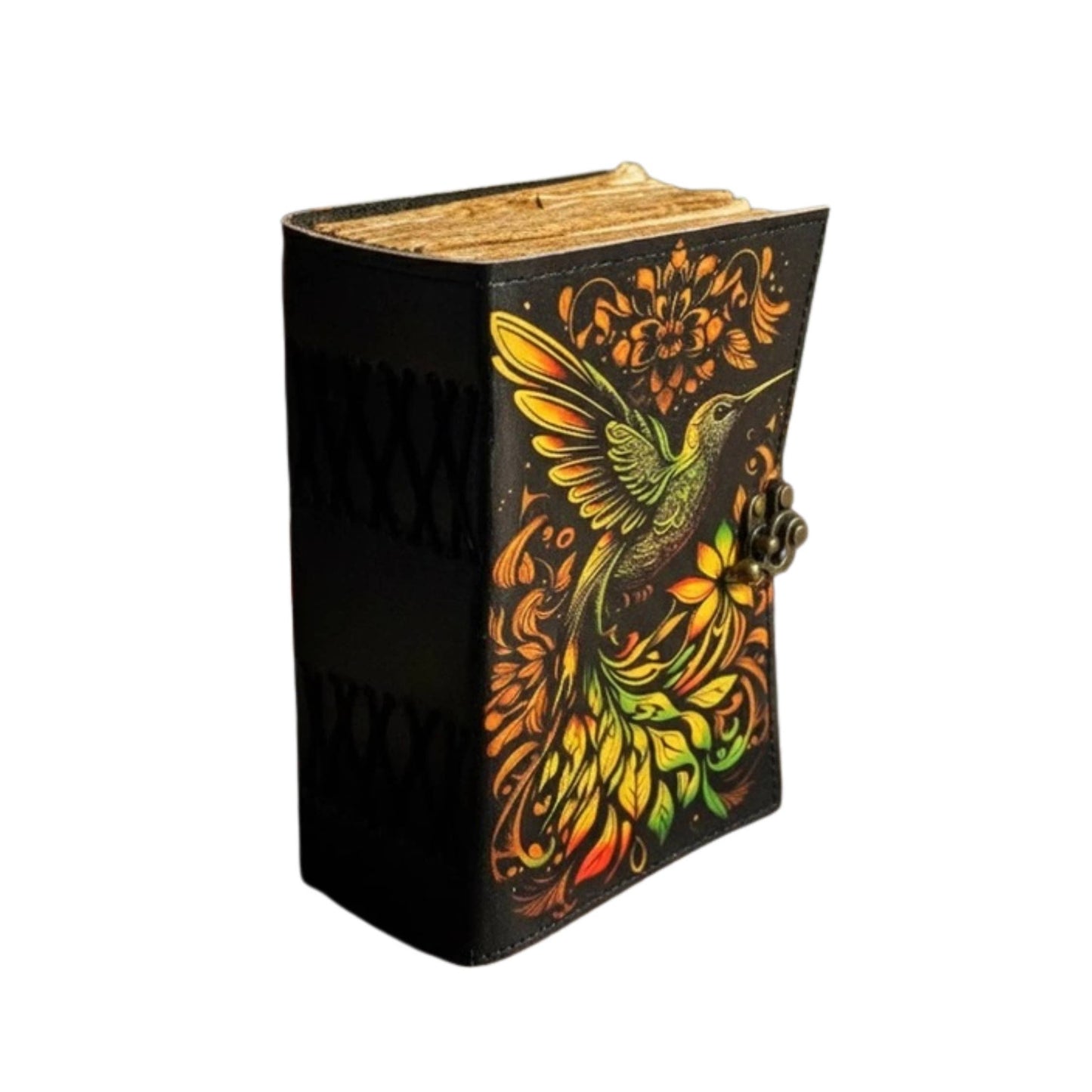 Bird Leather Journal Handmade Celtic Grimoire Journal Diary