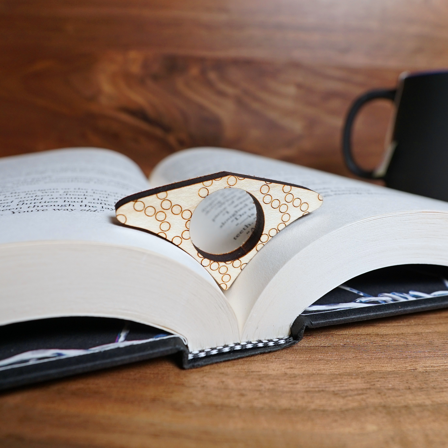 Wooden Book Thumb Page Holders