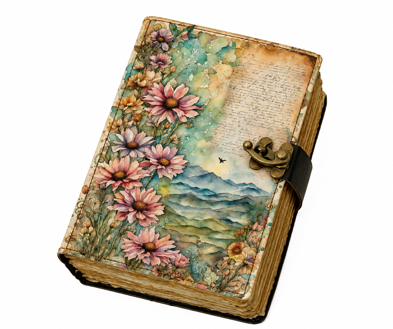 Leather Journal Travel Notebook Handmade