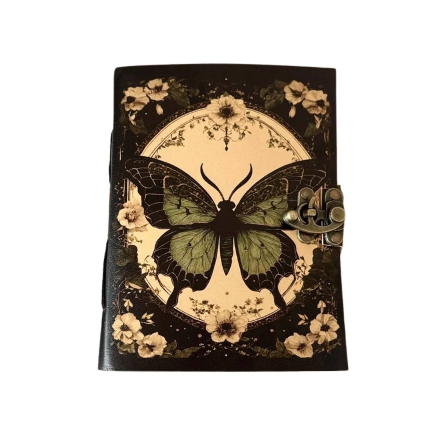 Butterfly Vintage Leather Refillable Journal Notebook Diary