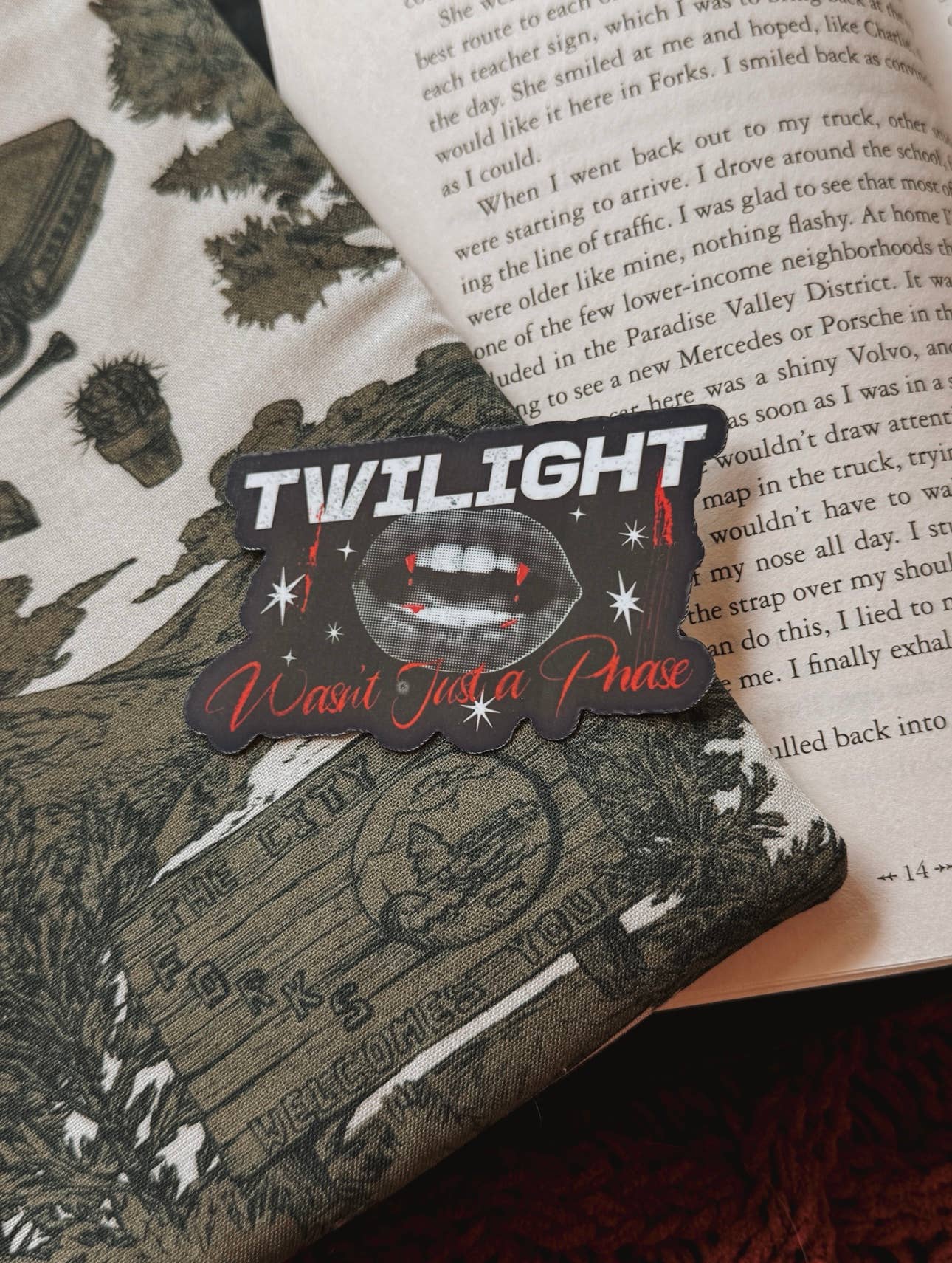 Twilight Wasn't Just A Phase Bookish Sticker