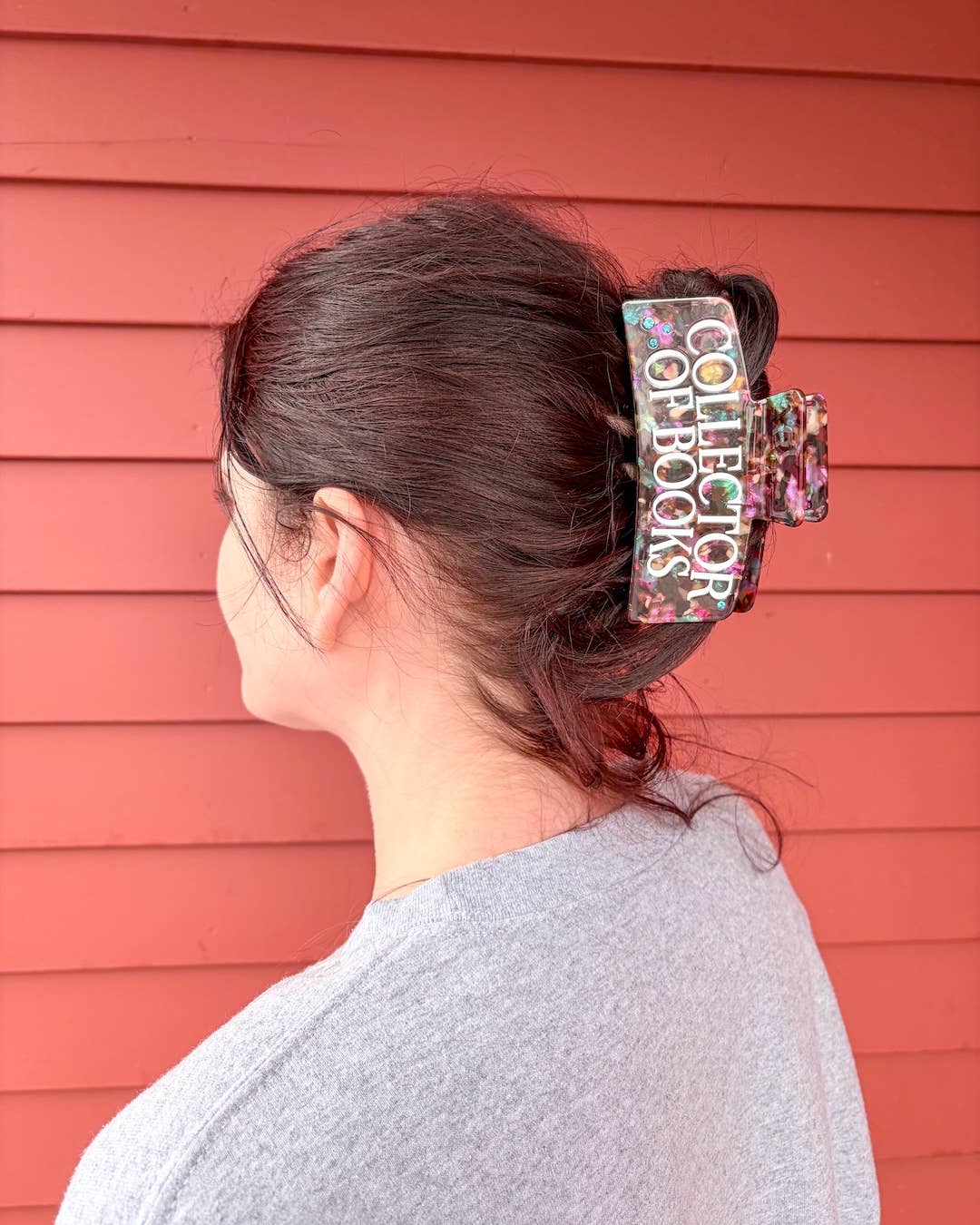 Collector of Books Hair Claw Clip | Bookish Hair Accessory