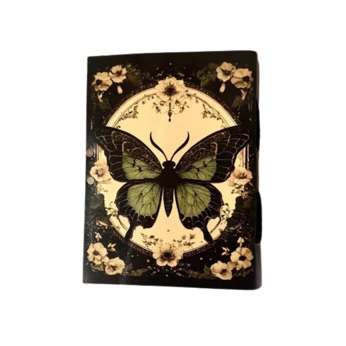 Butterfly Vintage Leather Refillable Journal Notebook Diary