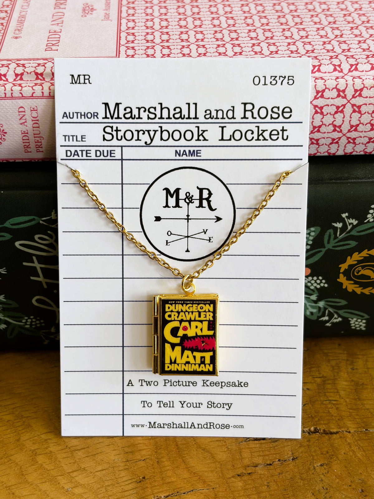 Book Locket Necklace - Dungeon Crawler Carl
