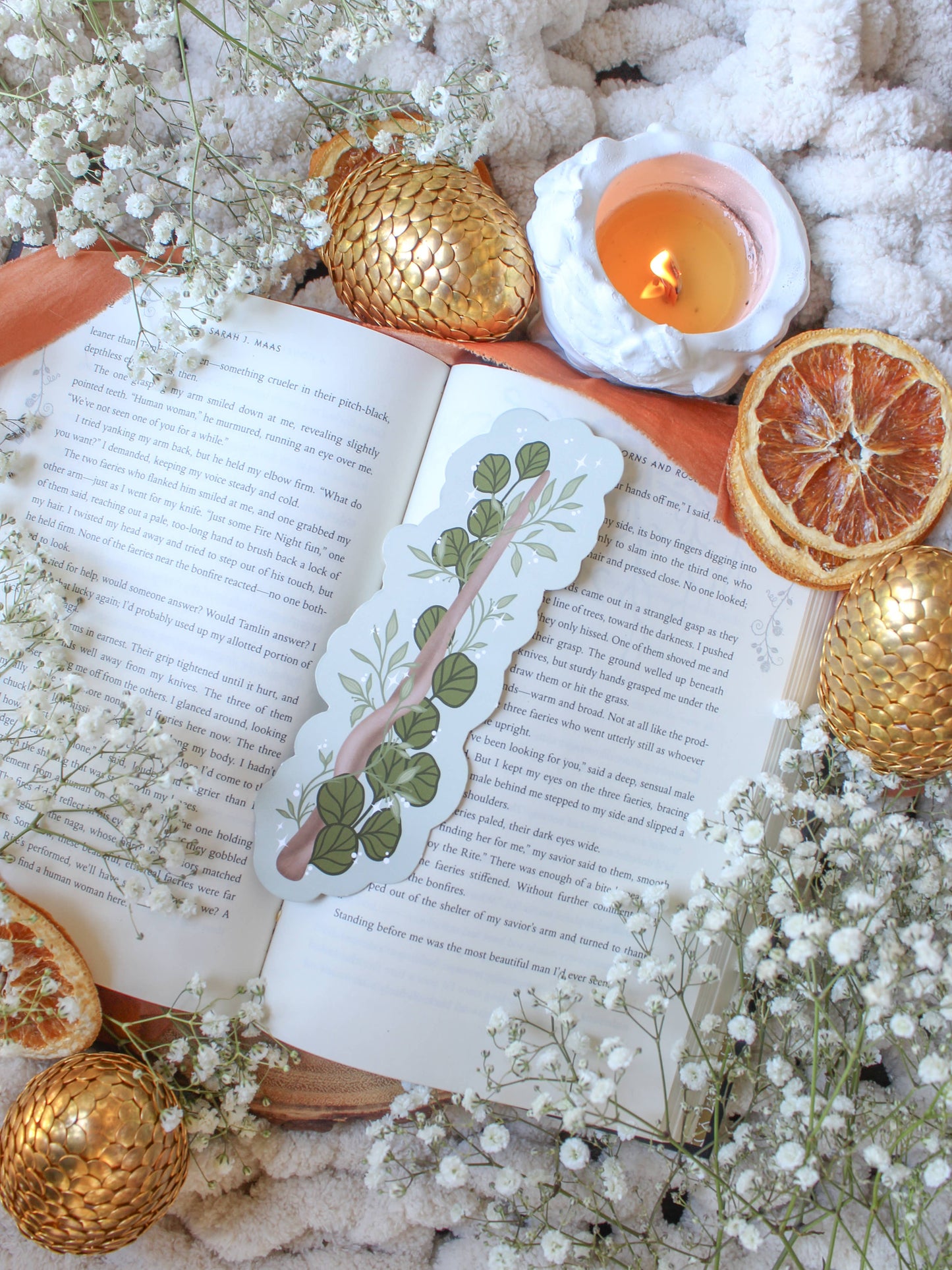 Green Magic Wand Bookmark