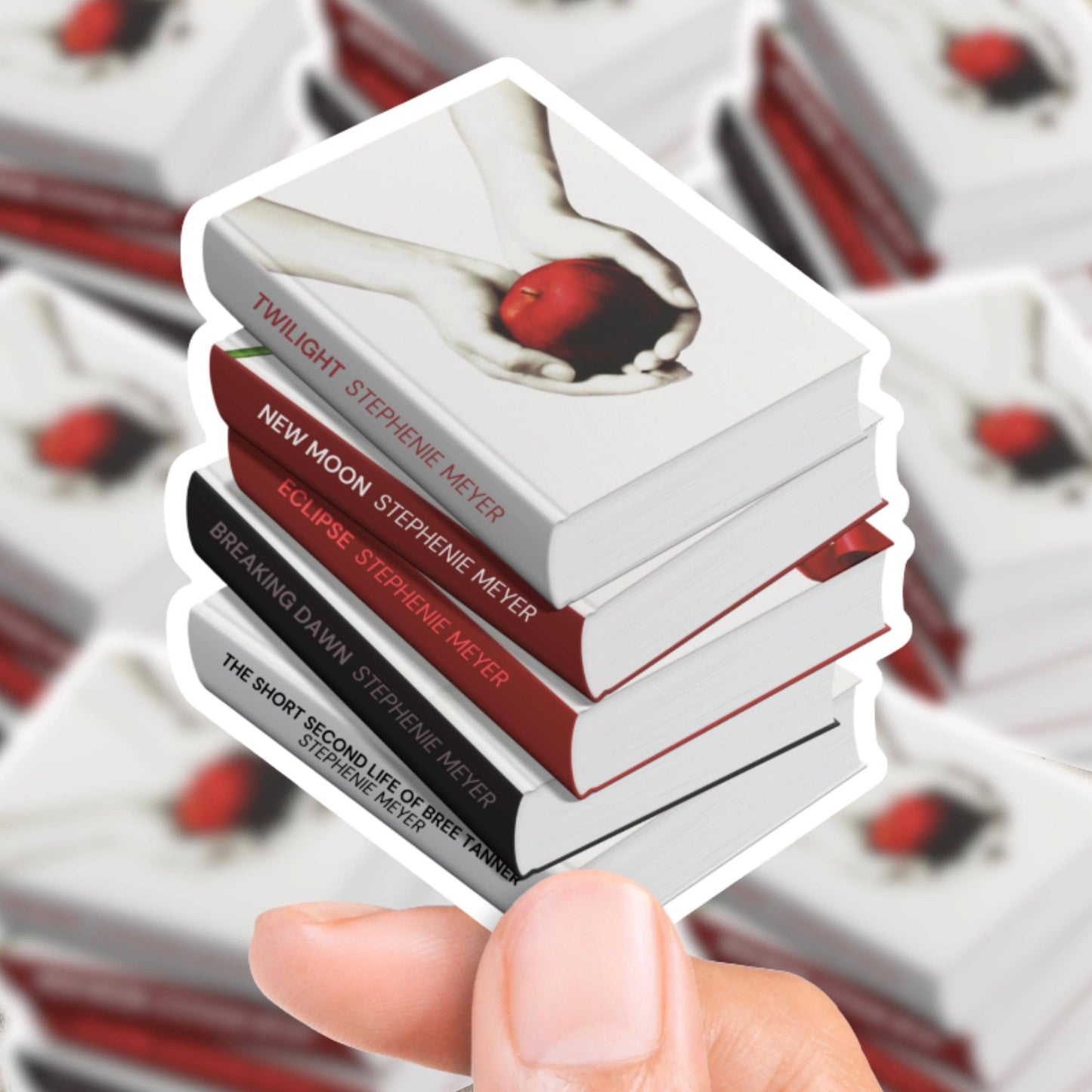 Twilight Book Stack Sticker