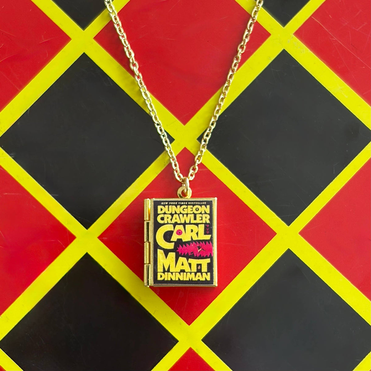 Book Locket Necklace - Dungeon Crawler Carl