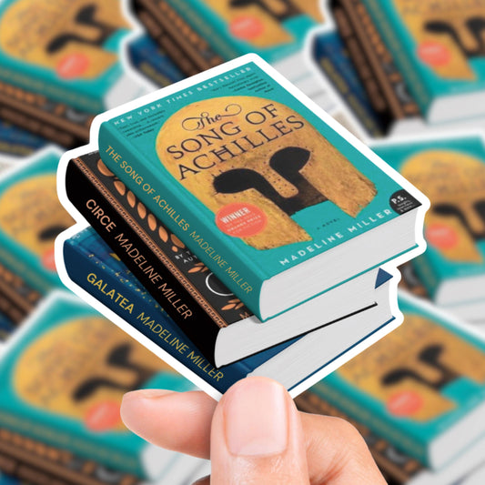 Madeline Miller Book Stack Sticker