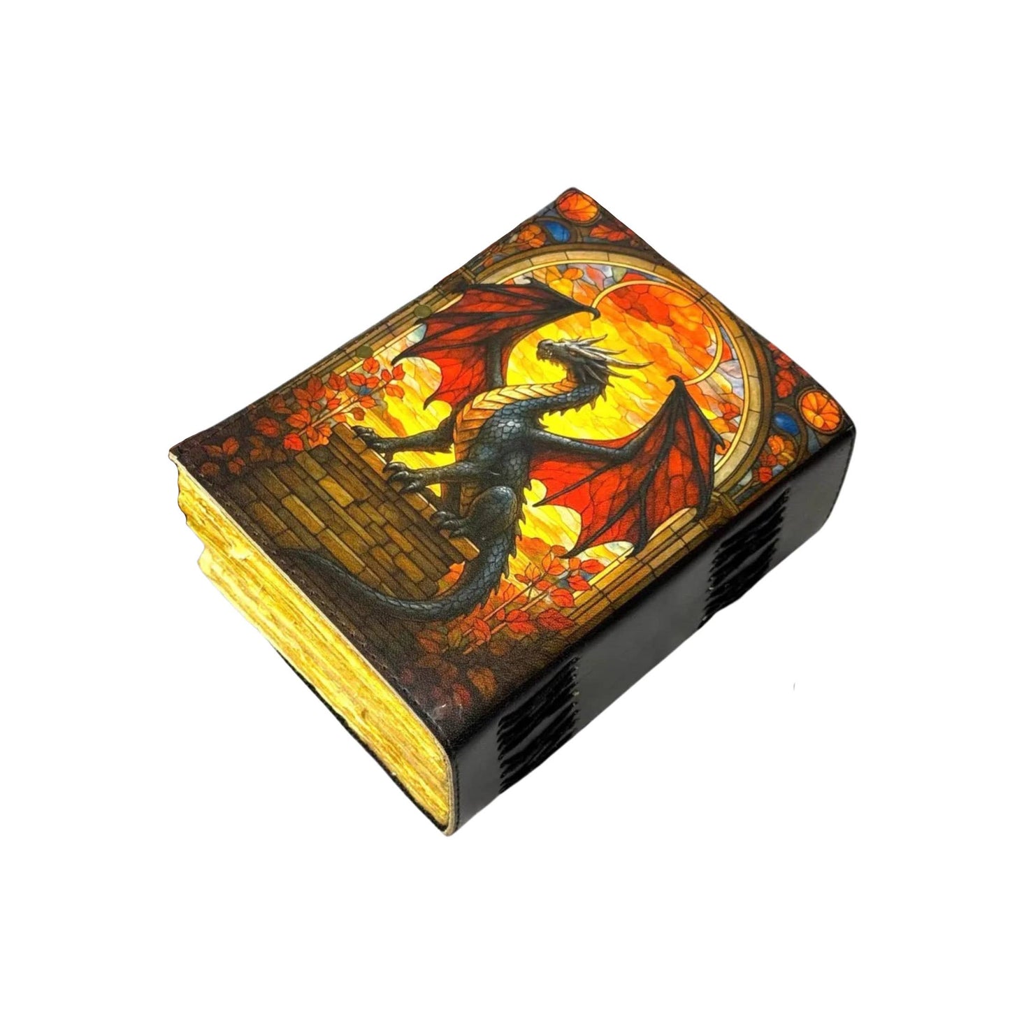 Dragon Leather Journal Celtic Grimoire A5 Notebook Diary