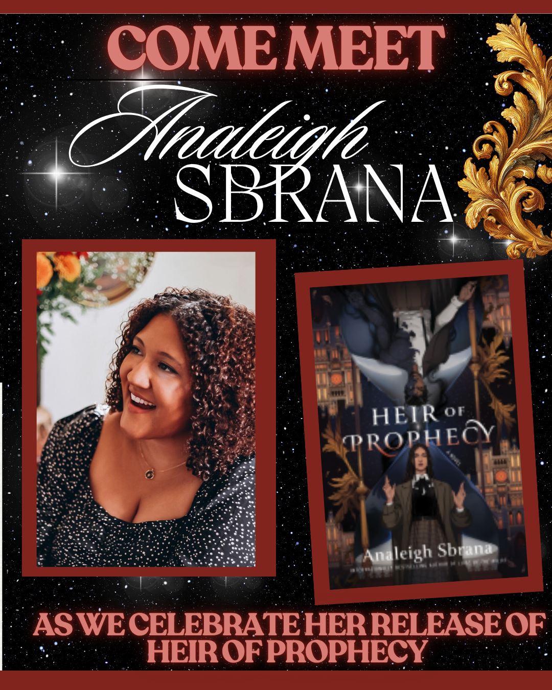 ✨ Meet Analeigh Sbrana at The Velvet Chapter! ✨ RSVP