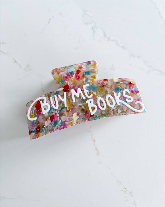 Buy Me Books Hair Claw Clip | Bookish Hair Accessory