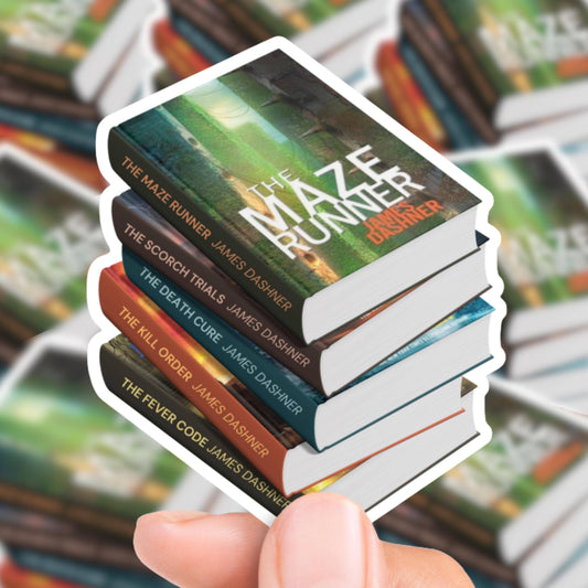 The Maze Runner Book Stack Sticker
