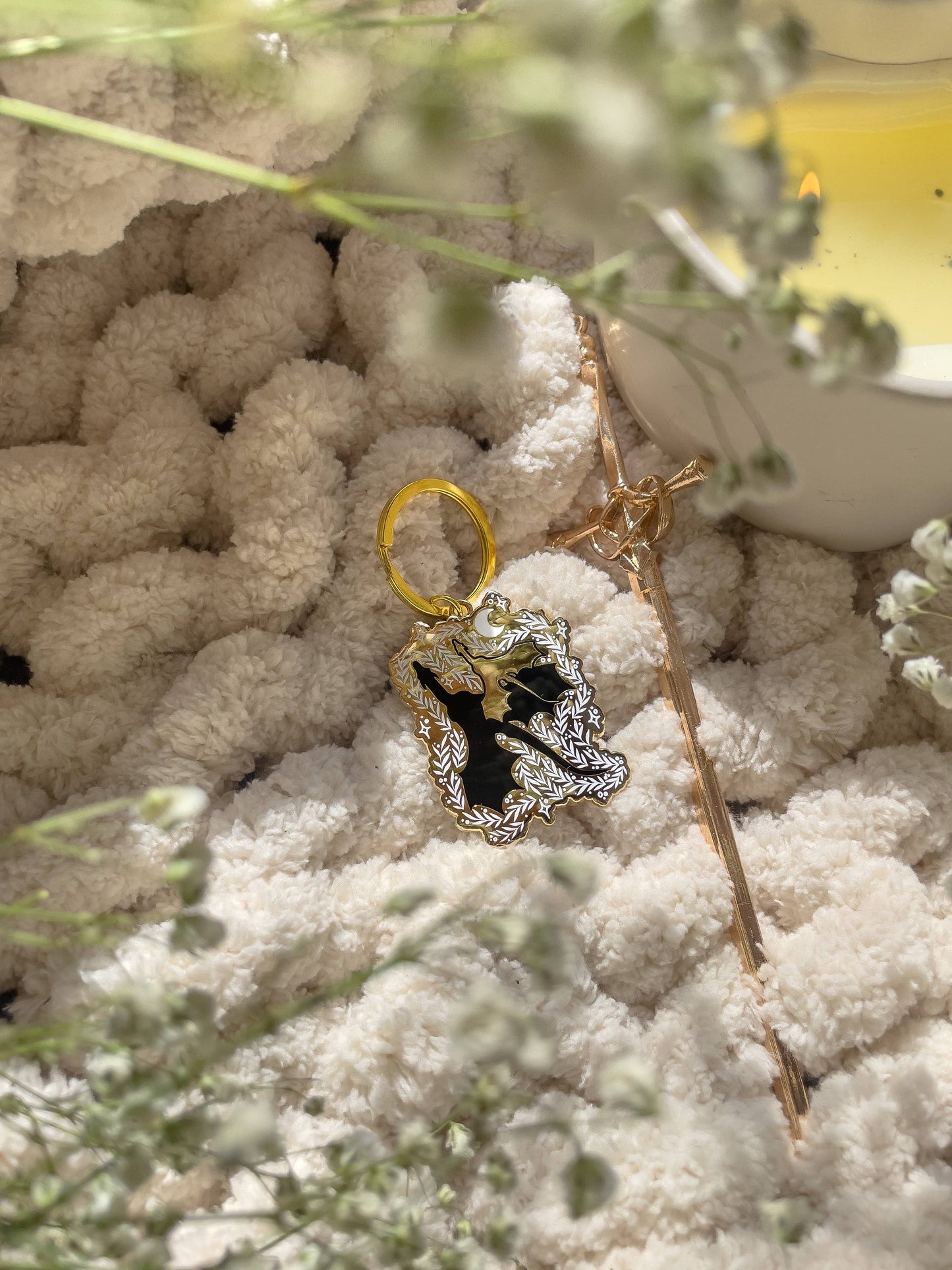 Fourth Wing | Tairn and Andarna Keychain