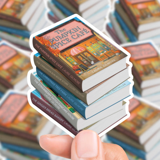 Dream Harbor Book Stack Sticker
