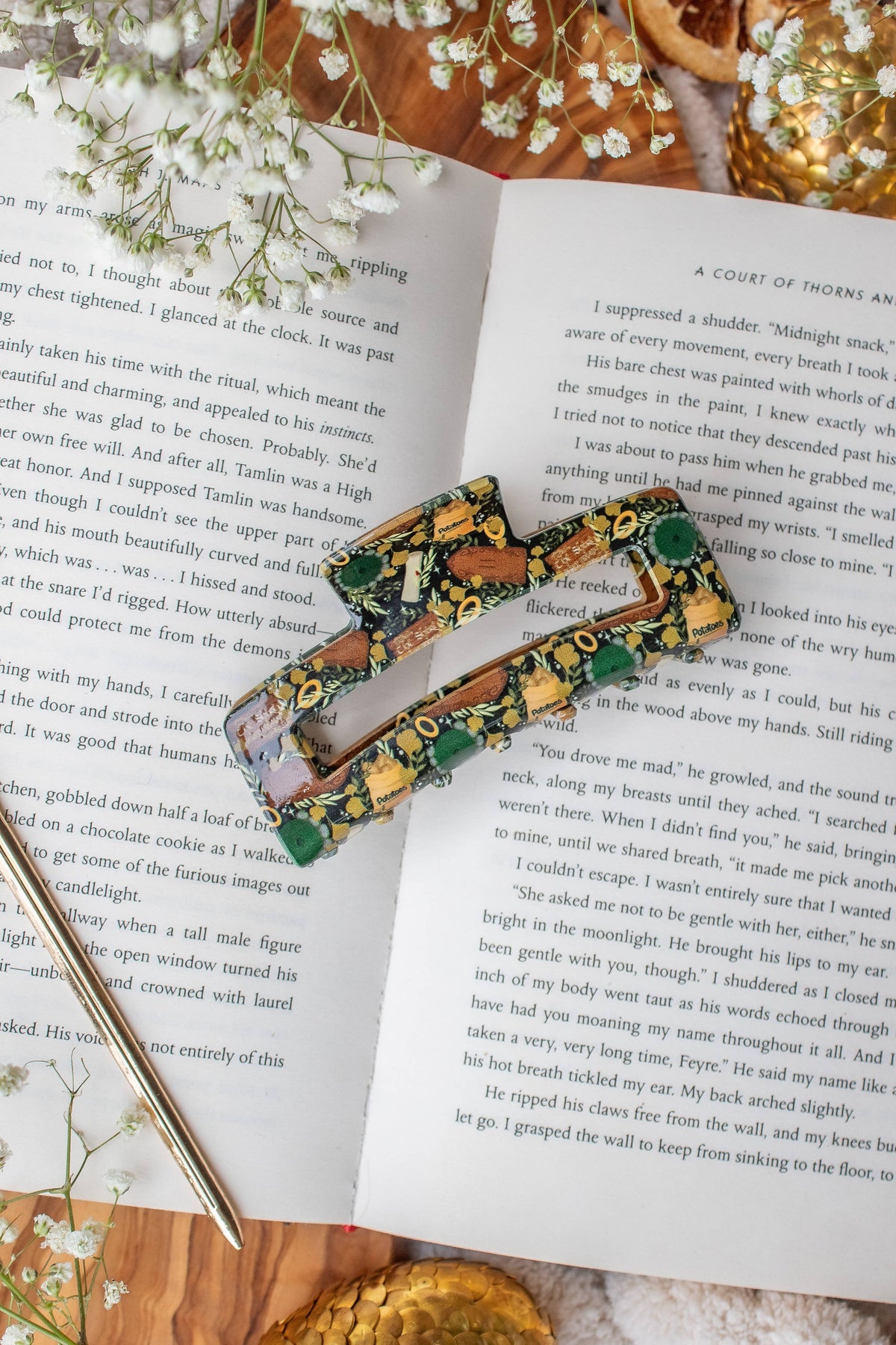 Bookish Hair Claw Clip - The Shire