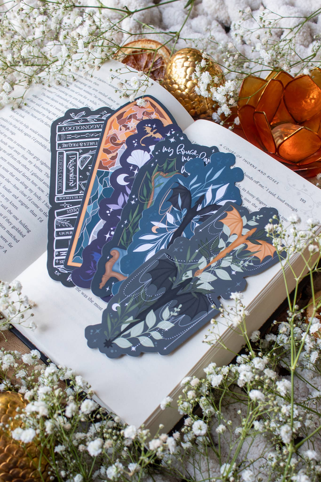 Fourth Wing Tairn and Andarna Bookmark