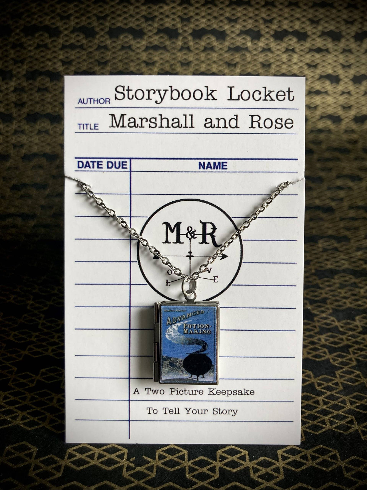 Book Locket Necklace - Harry Potter - Potions Textbook
