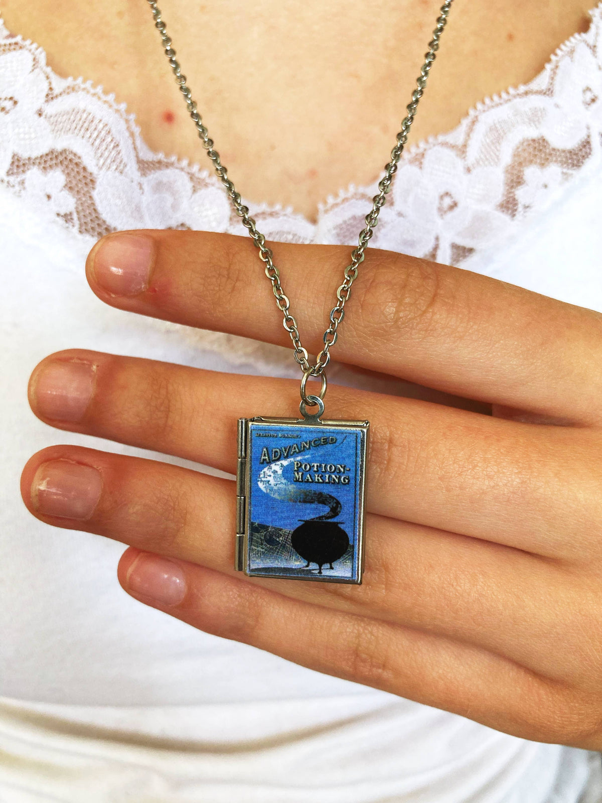 Book Locket Necklace - Harry Potter - Potions Textbook