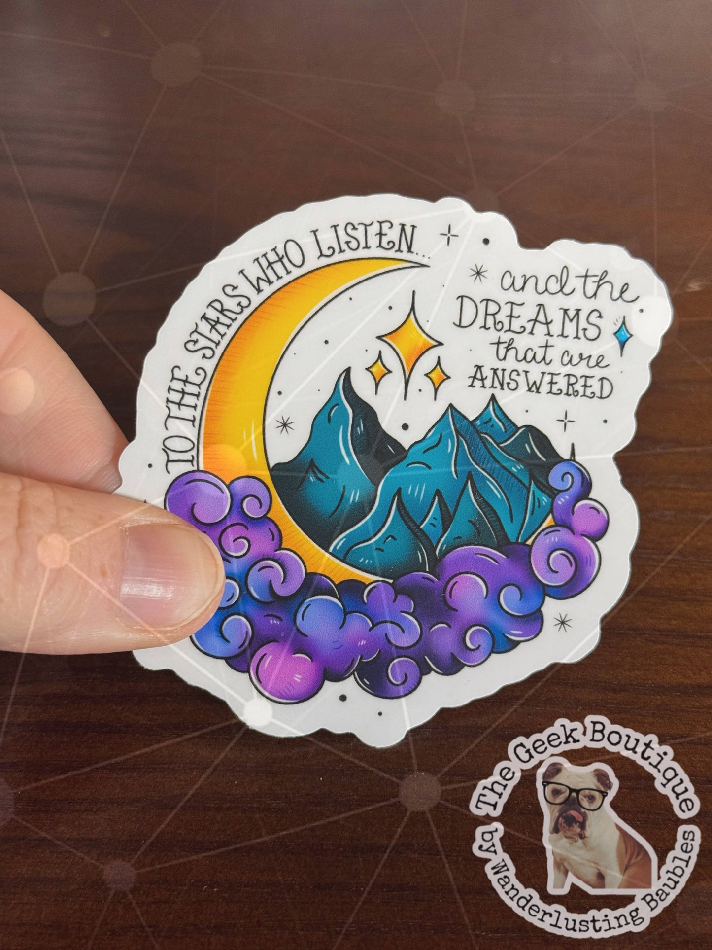 3” Velaris To the Stars SJM ACOTAR Bookish Romantasy Sticker