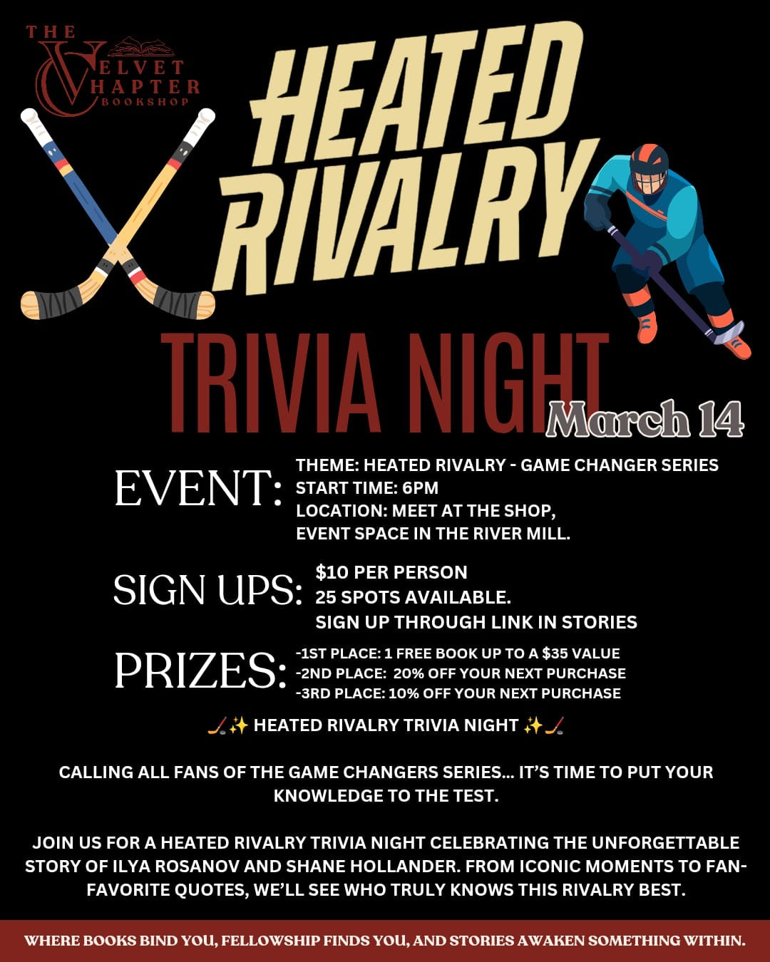 The Velvet Chapter Heated Rivalry Trivia