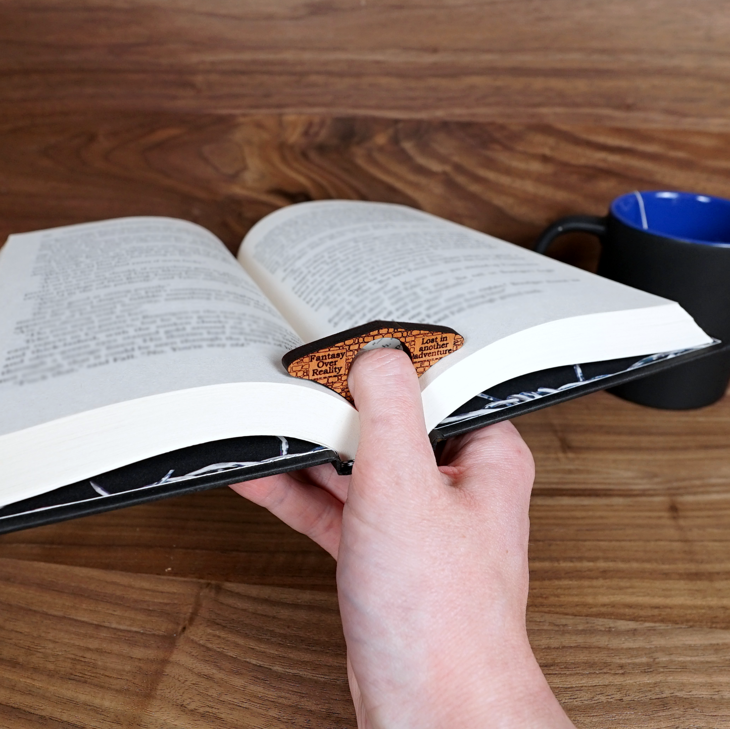 Wooden Book Thumb Page Holders