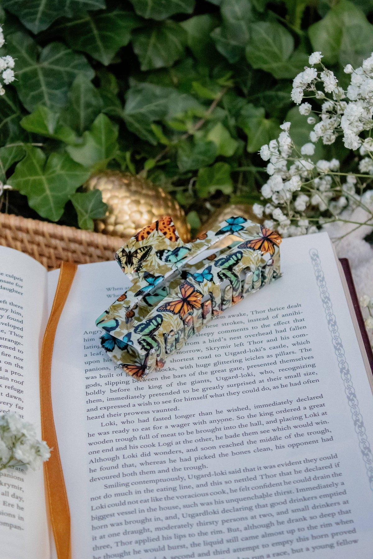 Hair Claw Clip - Butterfly Fields