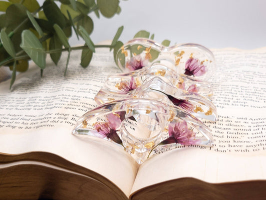 Floral Book Page Holder, Flower Thumb Page Spreader
