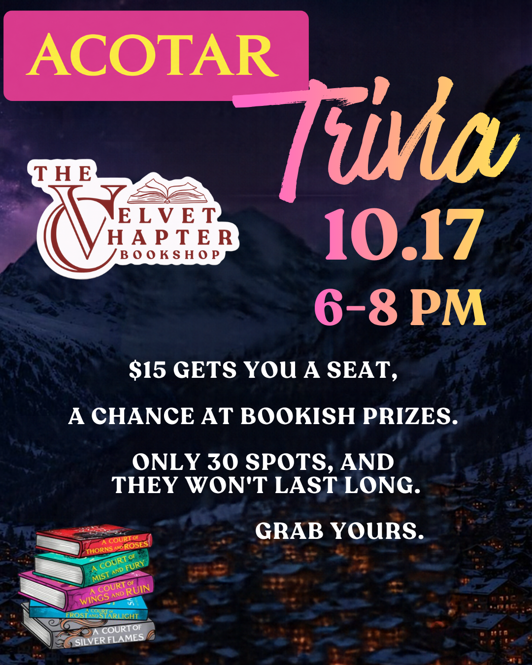 The Velvet Chapter ACOTAR Trivia