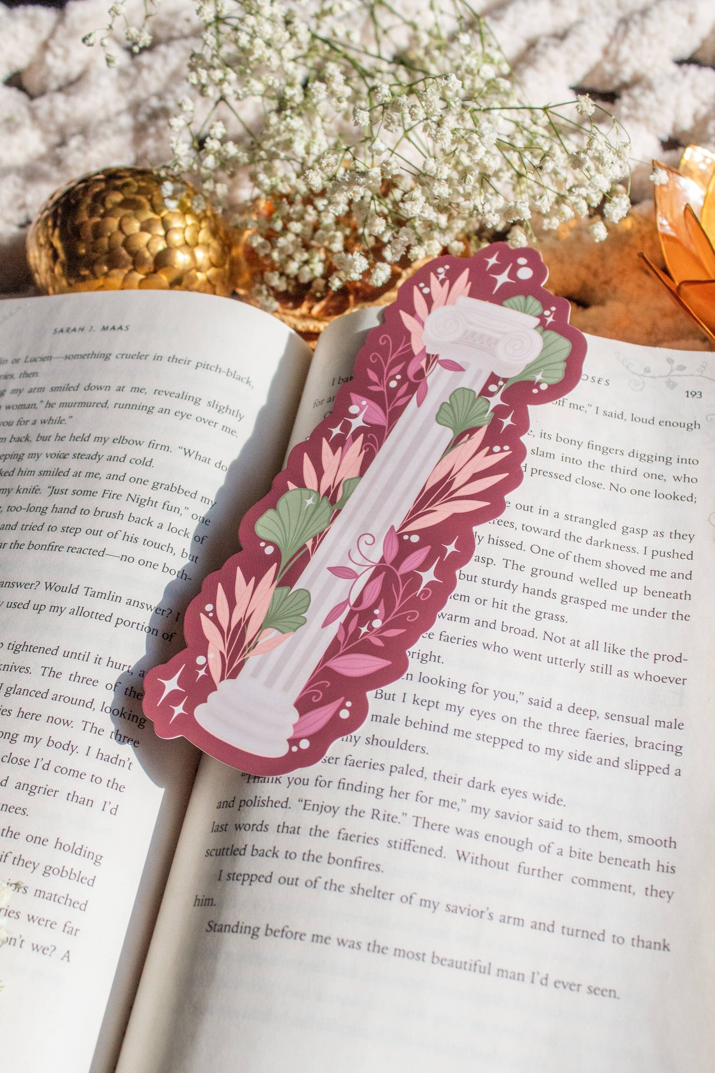 Greek Mythology Pillar Bookmark  | Soft Touch