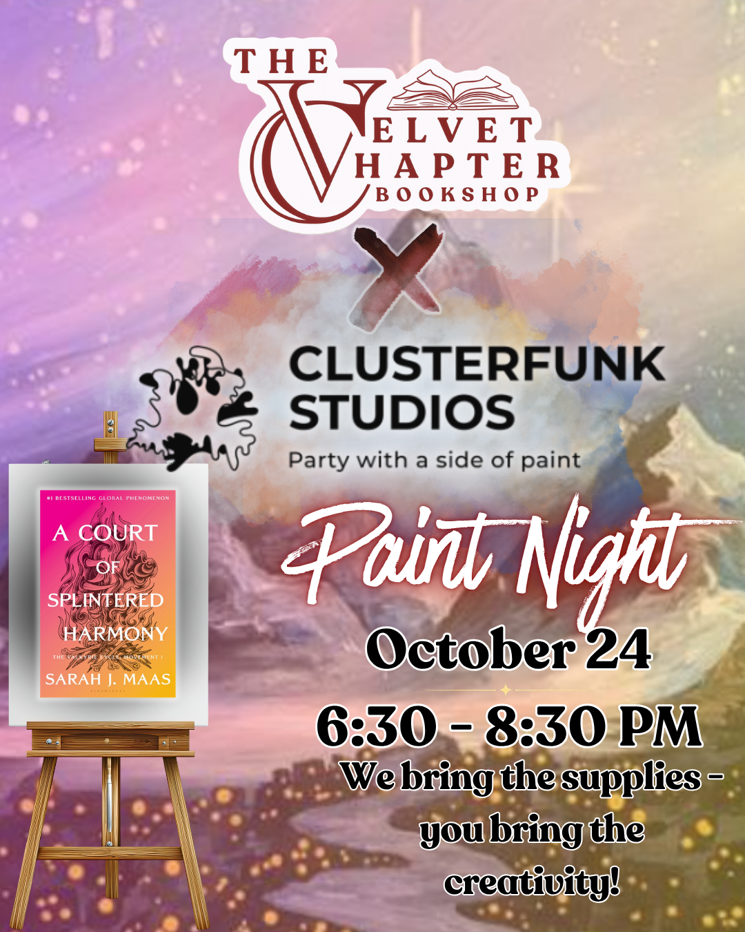 The Velvet Chapter & Clusterfunk Paint Night