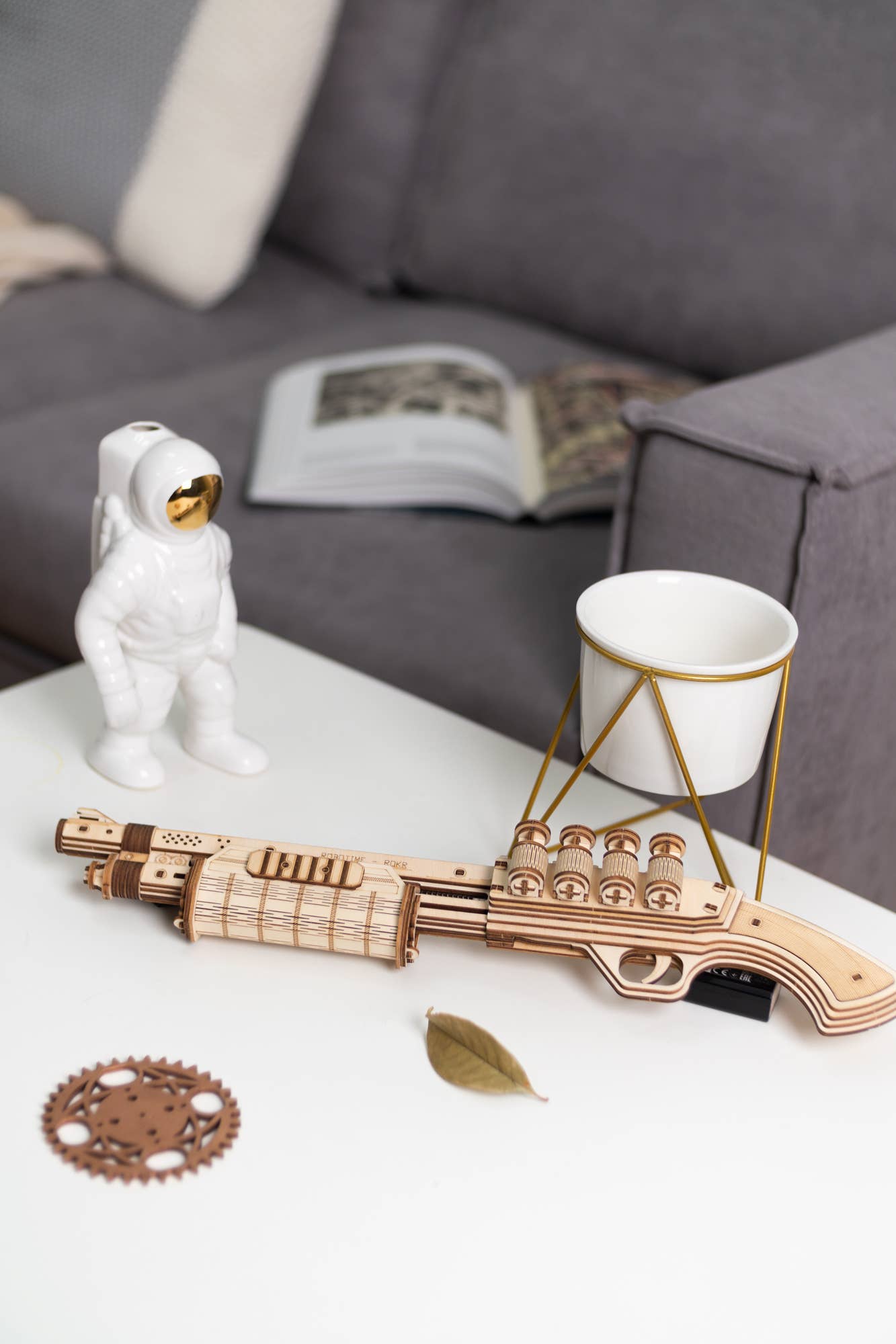 DIY 3D Puzzle Terminator M870 Rubber Band Gun