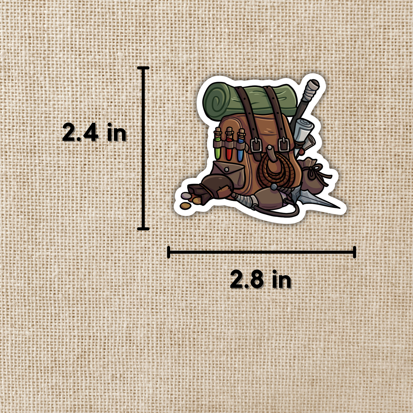Adventurer's Pack Sticker