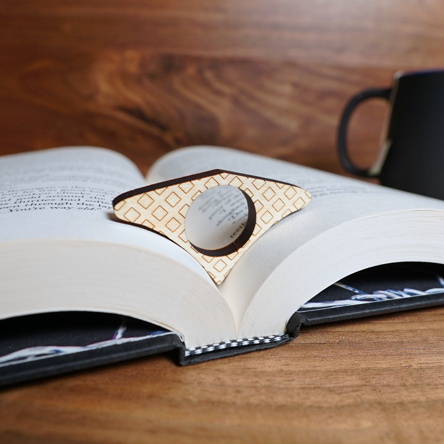 Wooden Book Thumb Page Holders