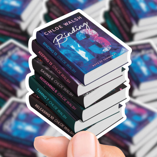 Boys of Tommen Book Stack Sticker