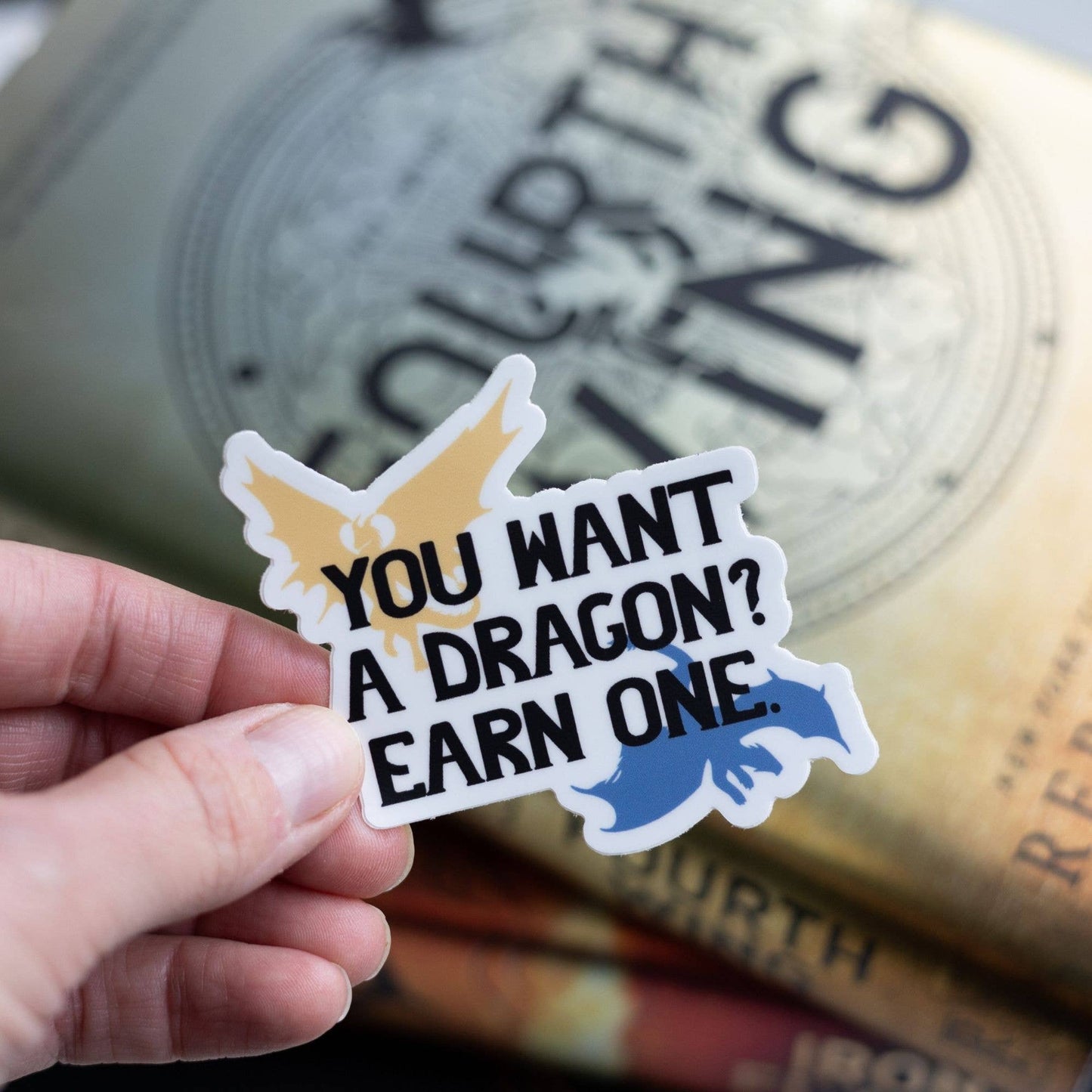 You Want a Dragon? Earn One Sticker | Fourth Wing