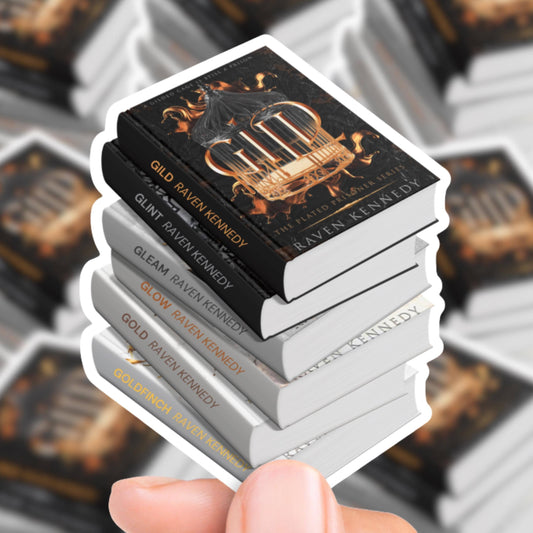 The Plated Prisoner Book Stack Sticker