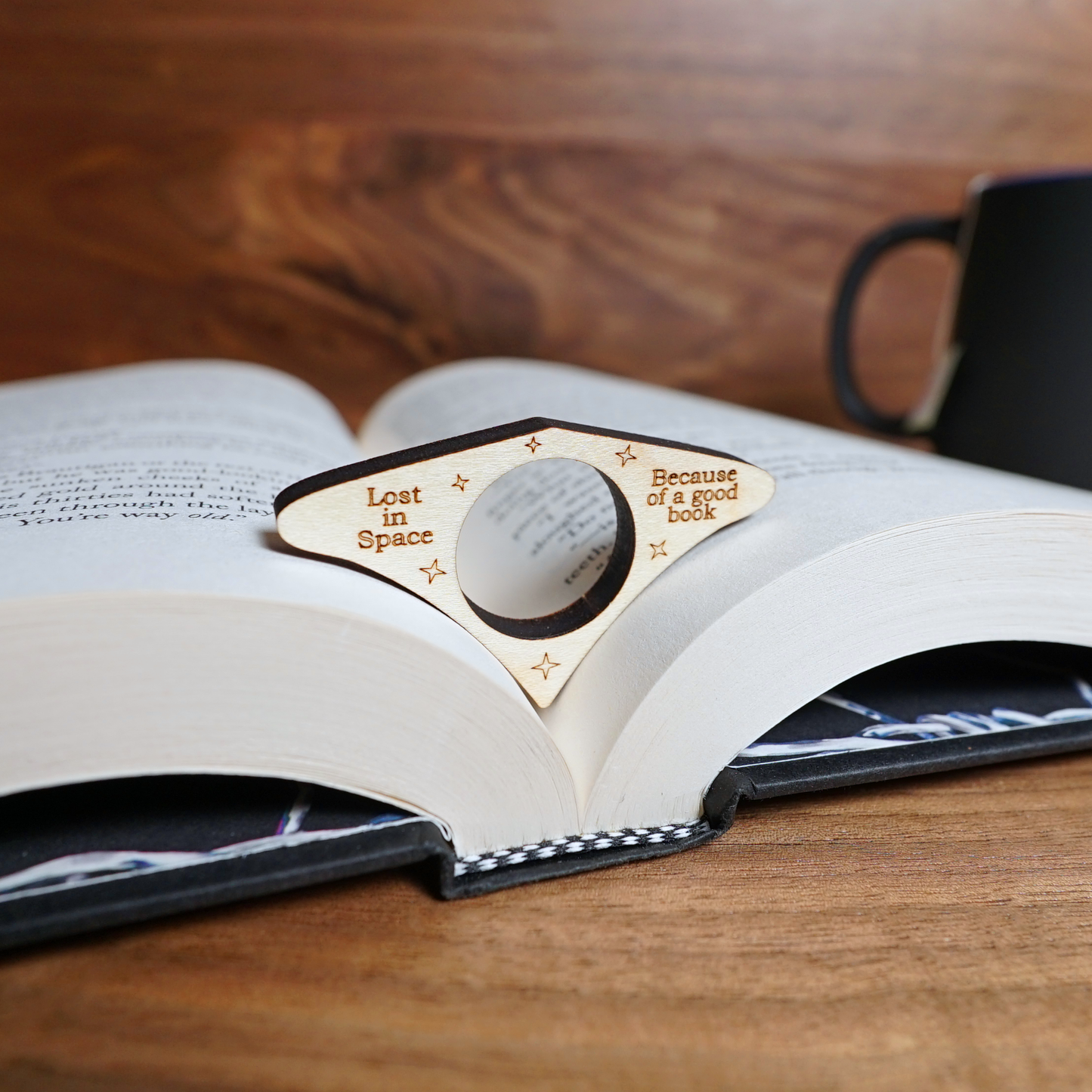 Wooden Book Thumb Page Holders